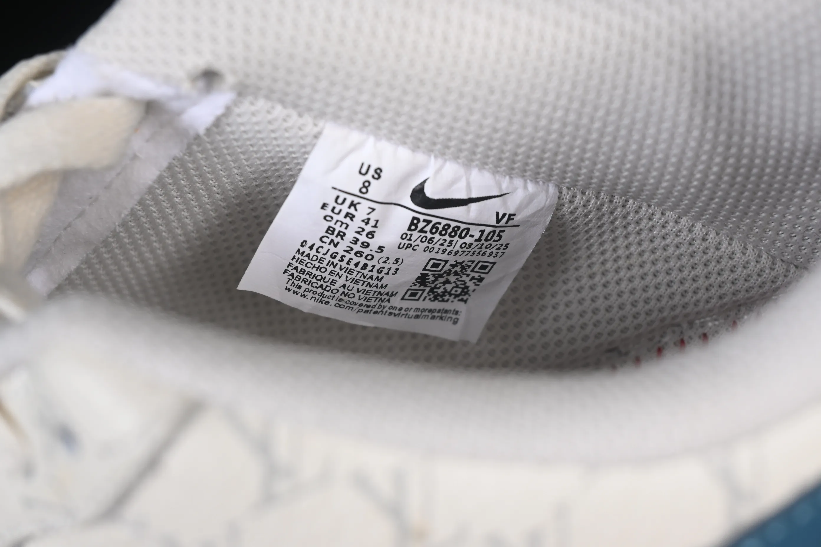 All categories Nk Air Force 1 Air Force series Nk Air Force 1 Low Air Force low-top Nike Air Force 1'07 Low LV joint Gulf blue print Air Force 1 low-top casual sneakers BZ6880-105